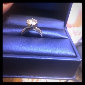 2 ct moissanite ring